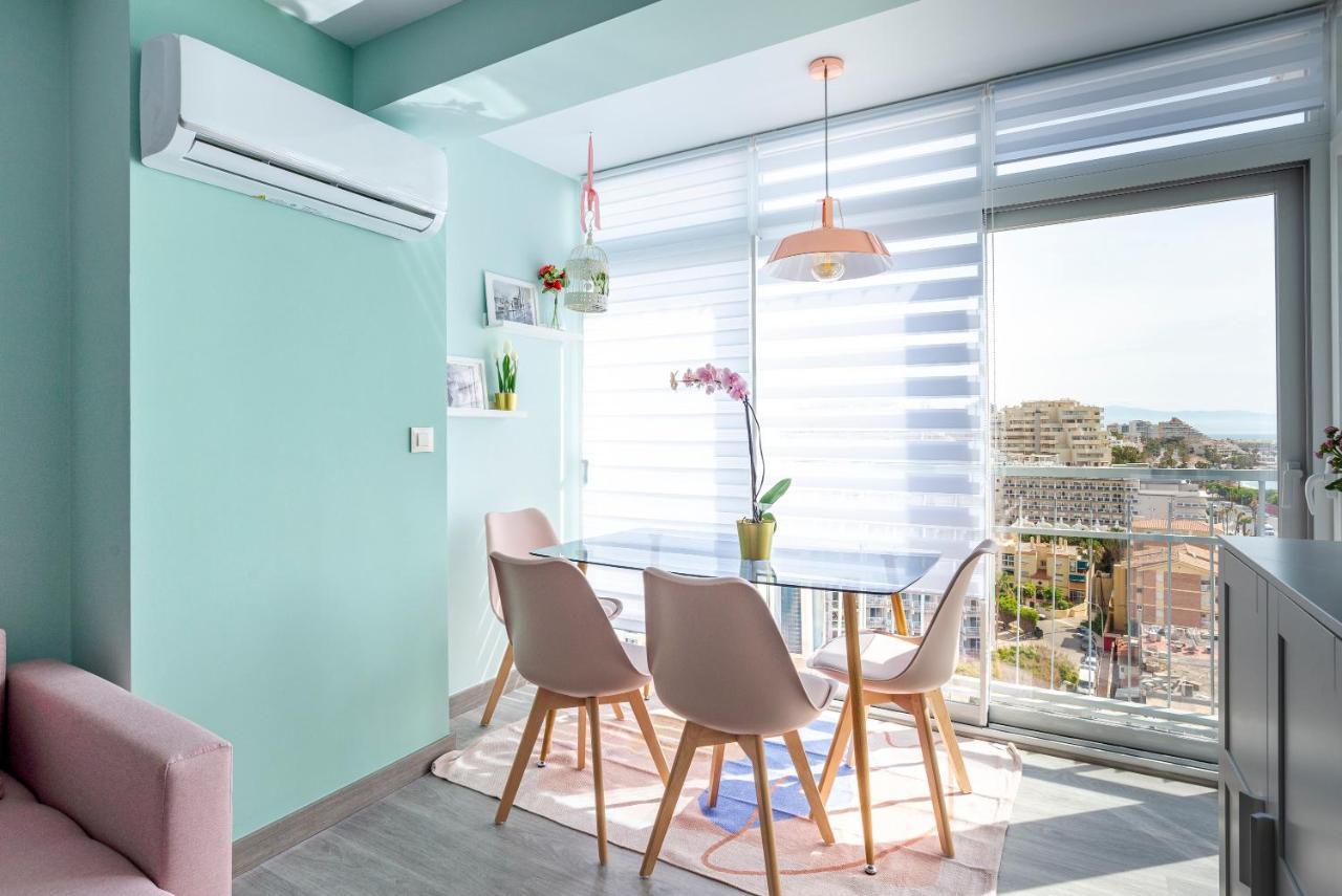 M1106 Vistas Al Mar Y Lujo En Costa Sol Apartman Benalmádena Kültér fotó