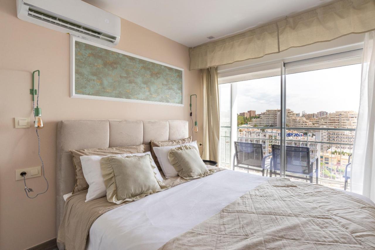 M1106 Vistas Al Mar Y Lujo En Costa Sol Apartman Benalmádena Kültér fotó